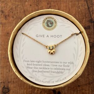 New Sea La Vie Owl Necklace